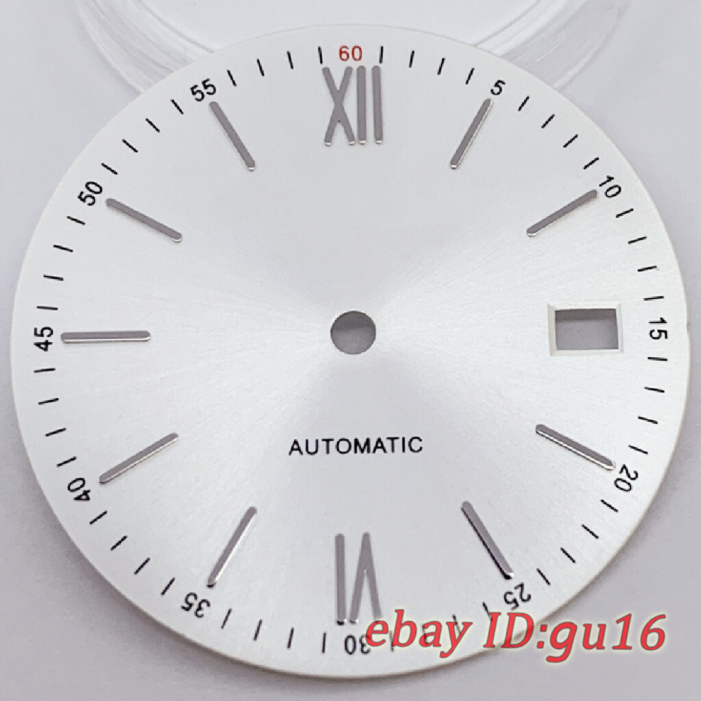 31mm Sterile Black White Blue Green Grey Watch dial fit NH35 NH35A Movement