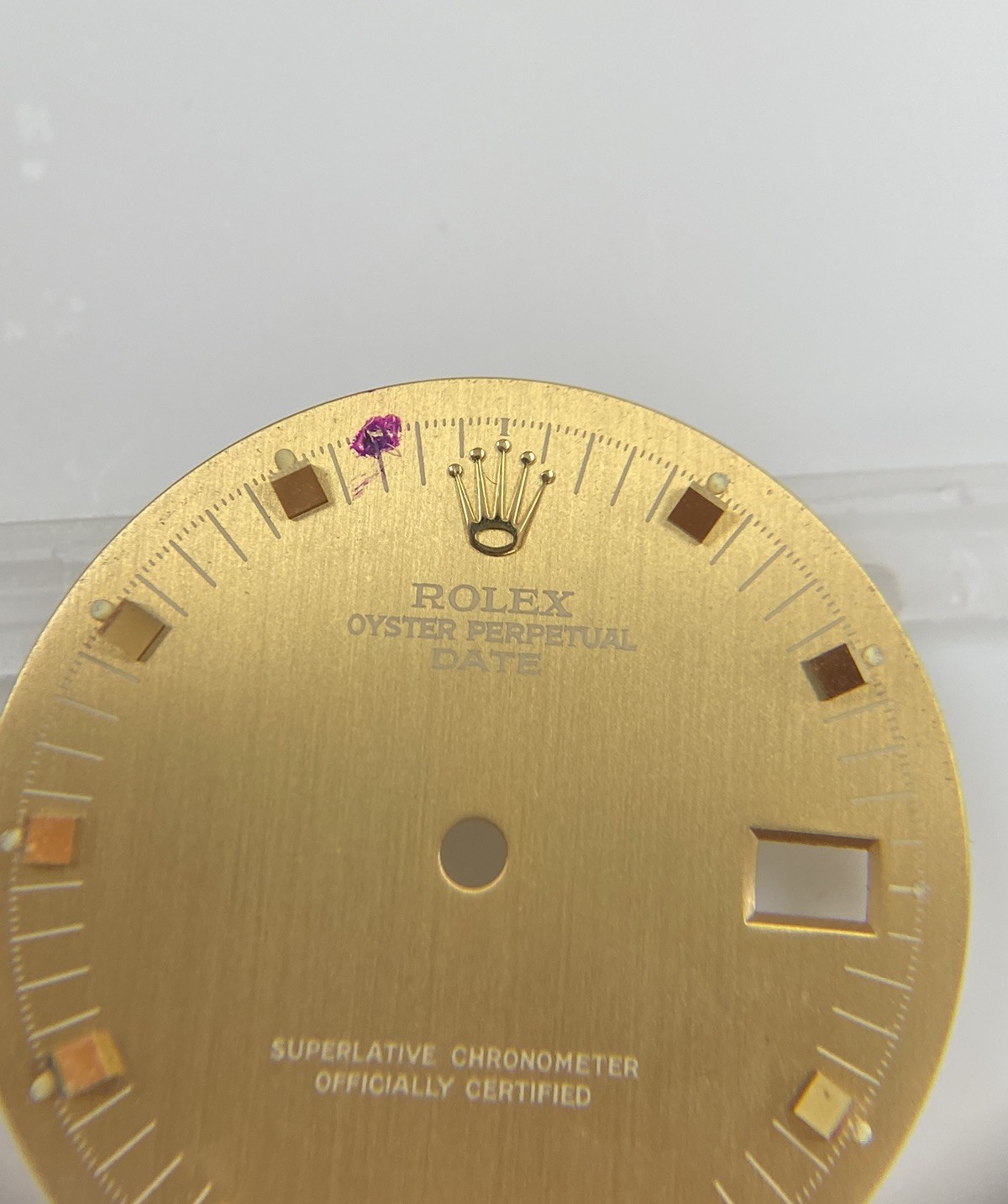 Genuine Rolex 34mm Datejust 1500 1501 1505 Cal 1560 1570 Champagne Gold Dial