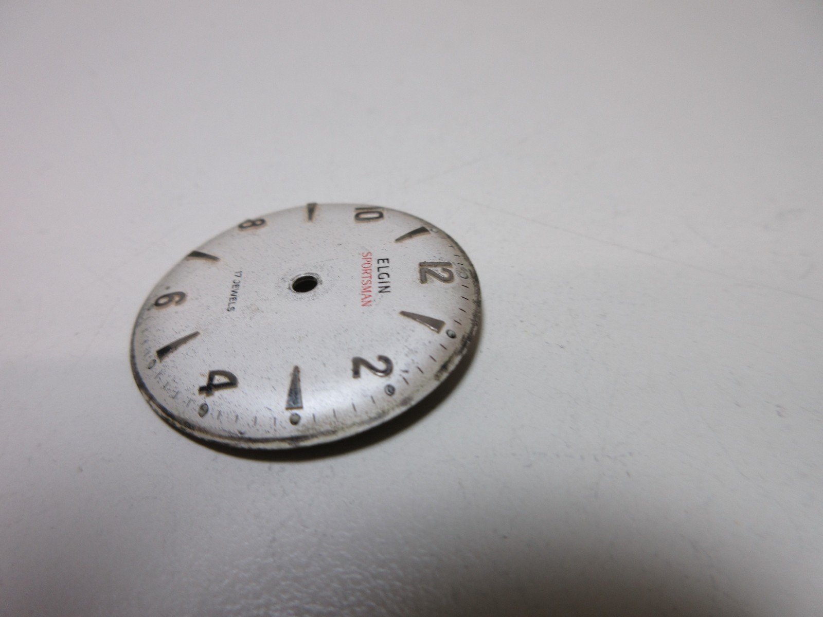 ELGIN SPORTSMAN MENS ROUND WATCH DIAL FACE WATCHMAKER REPLACEMENT PART #76