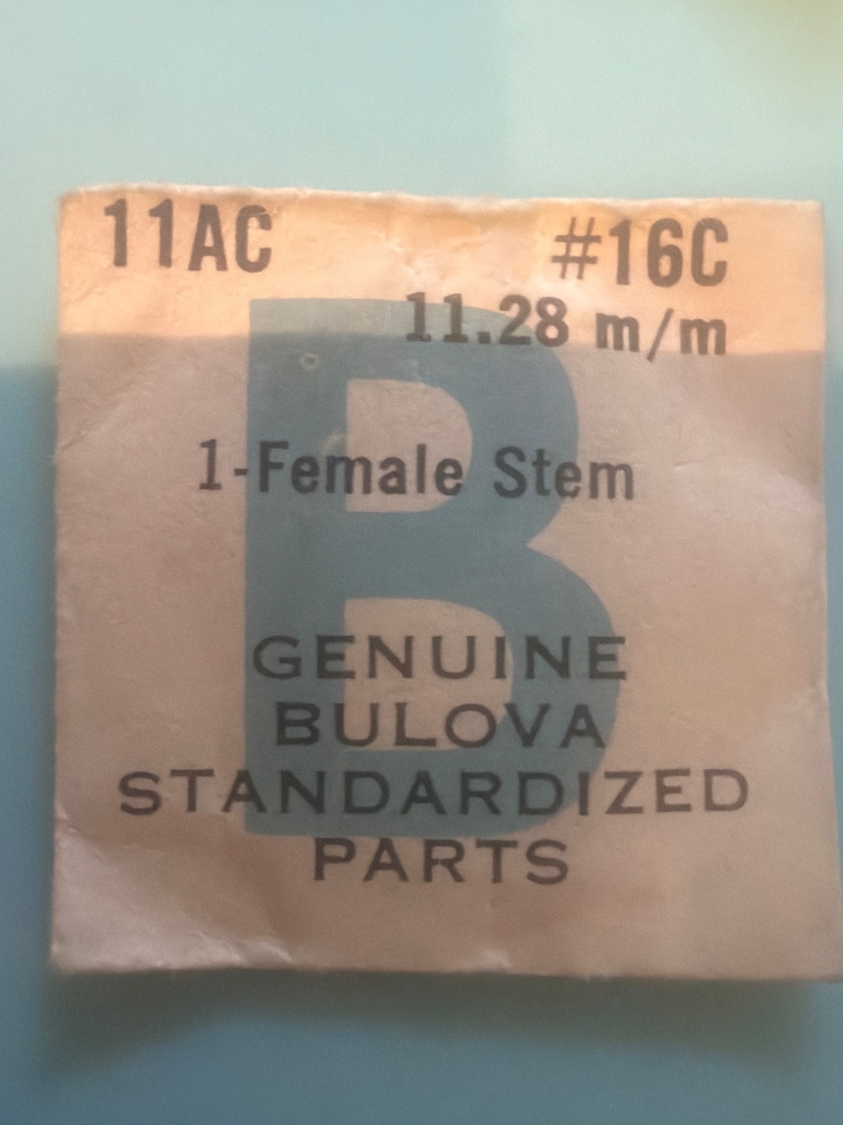 Bulova #16A #16B #16C # 16W – Winding Stem Various Calibers Factory Sealed – NOS