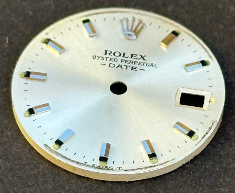 Vintage Rolex Oyster Perpertual Date Watch Dial For 26mm Case 6517 6519 6917
