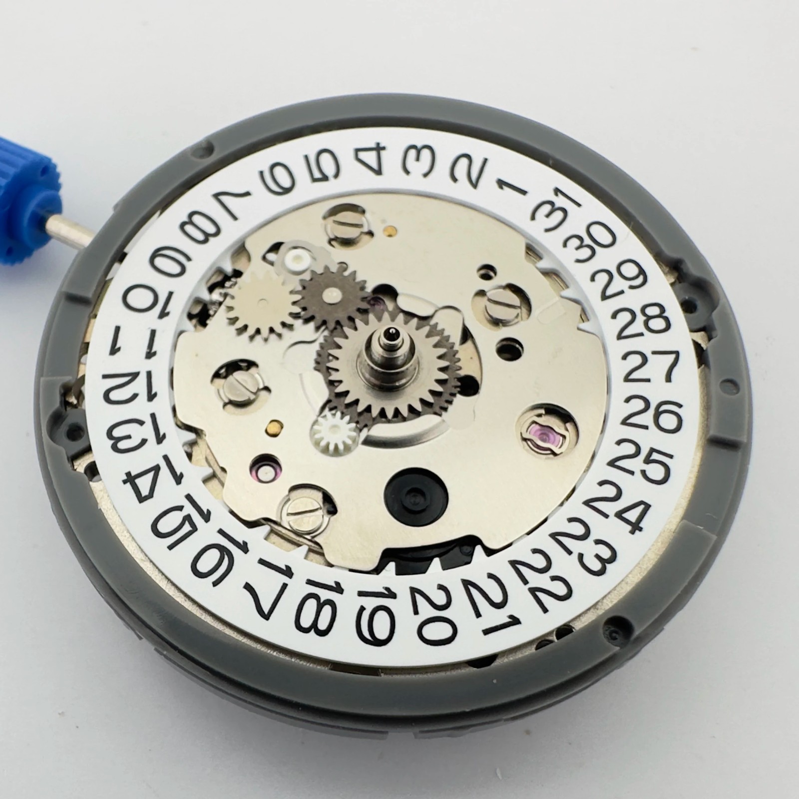 Genuine Seiko NH34 NH34A GMT Automatic Movement 24H TMI White Date at 3