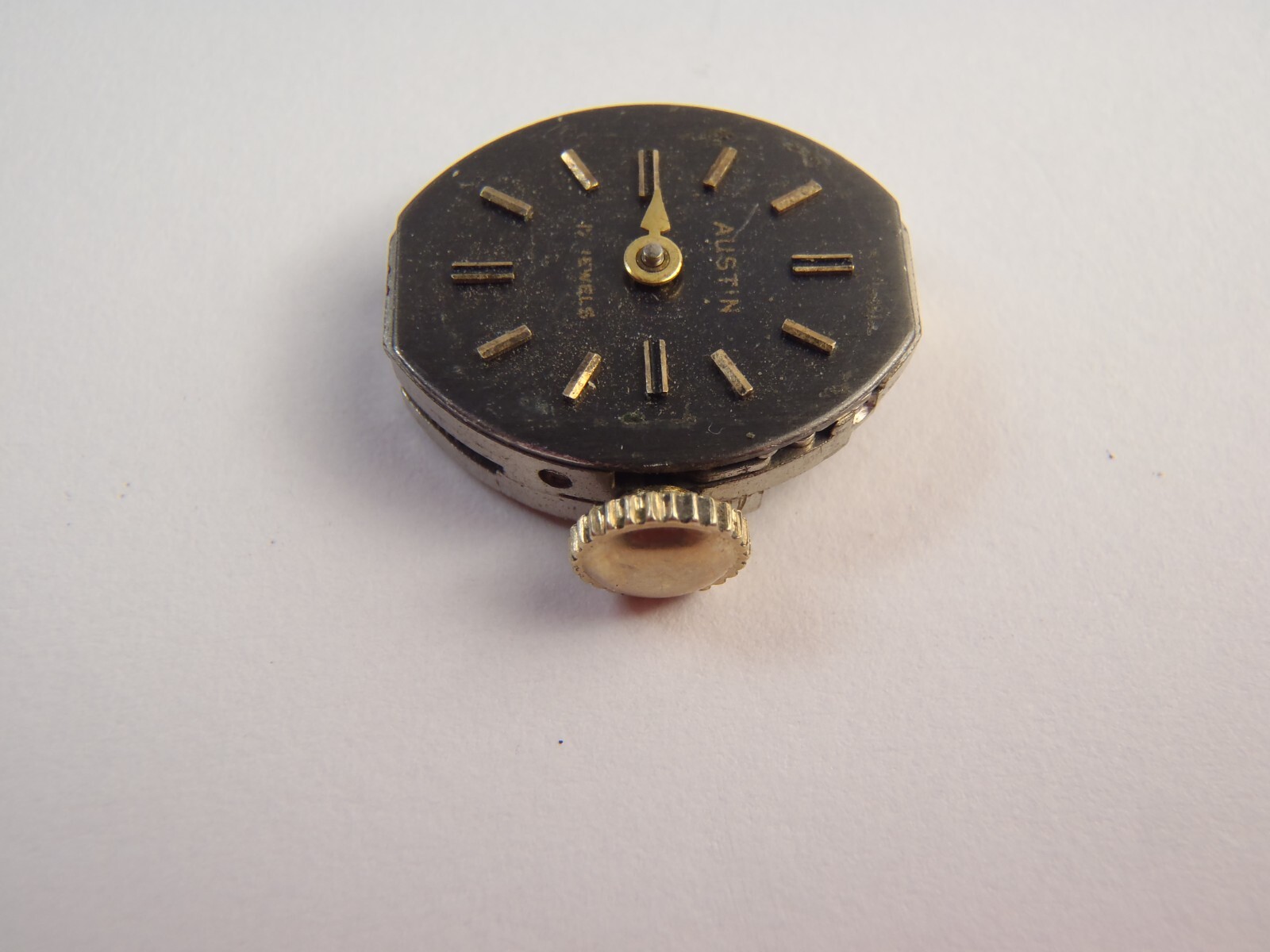 Austin Cal. 1677 Swiss Made 17 Jewels Wristwatch Movement Running