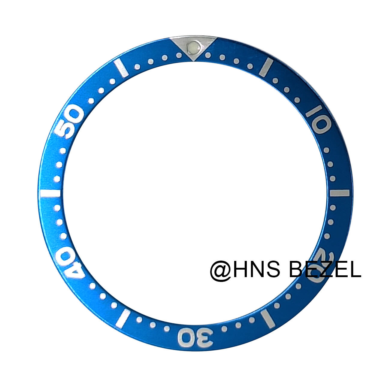 BEZEL INSERT FOR MEN SEIKO 7002,6309,7S26,SKX007K2 DIVER AUTOMATIC BLUE