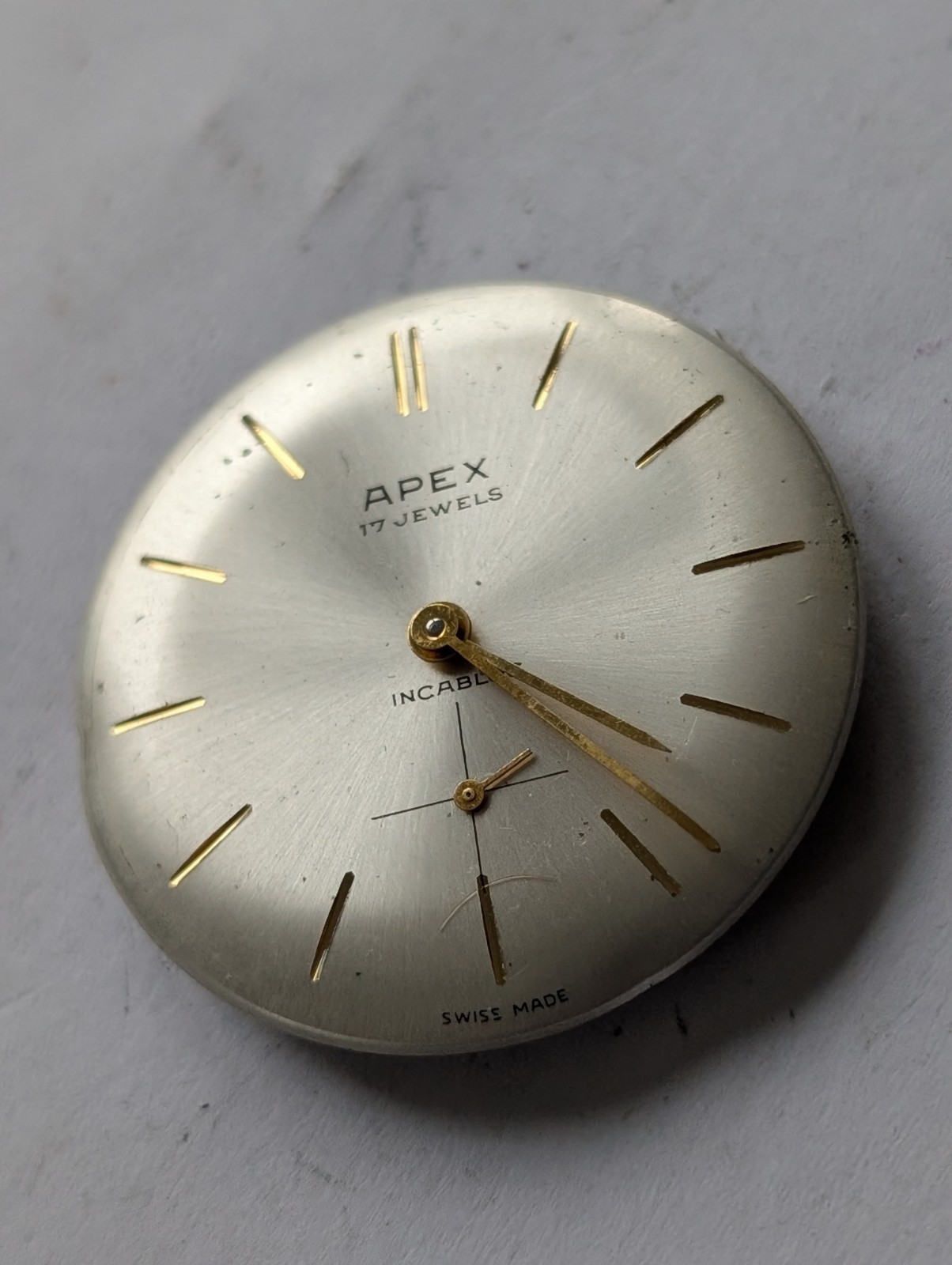 Vintage Arogno 152 Mechanical Watch Movement (Runs/Untested)