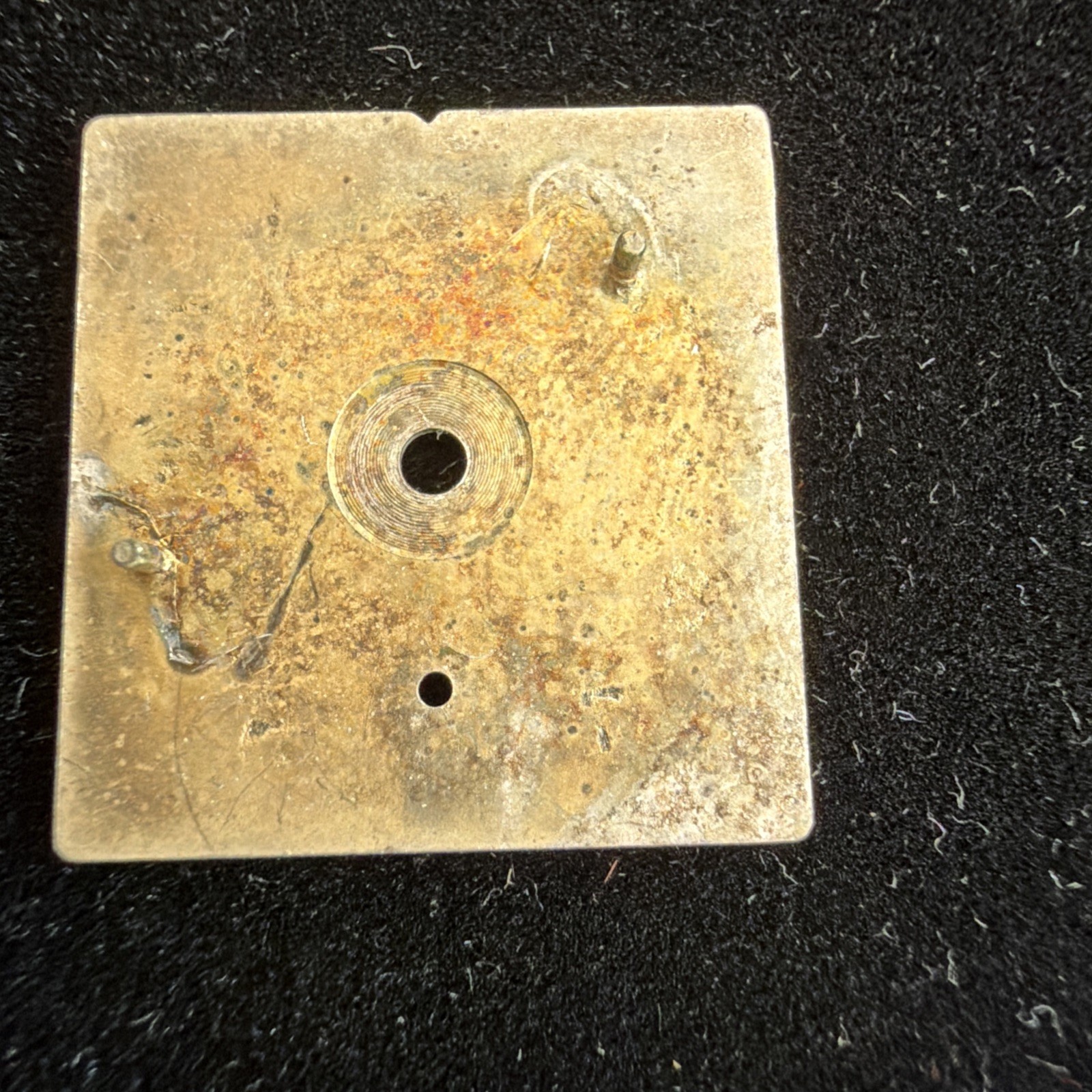 Vintage Bulova Watch Face Plate Only New Other Square