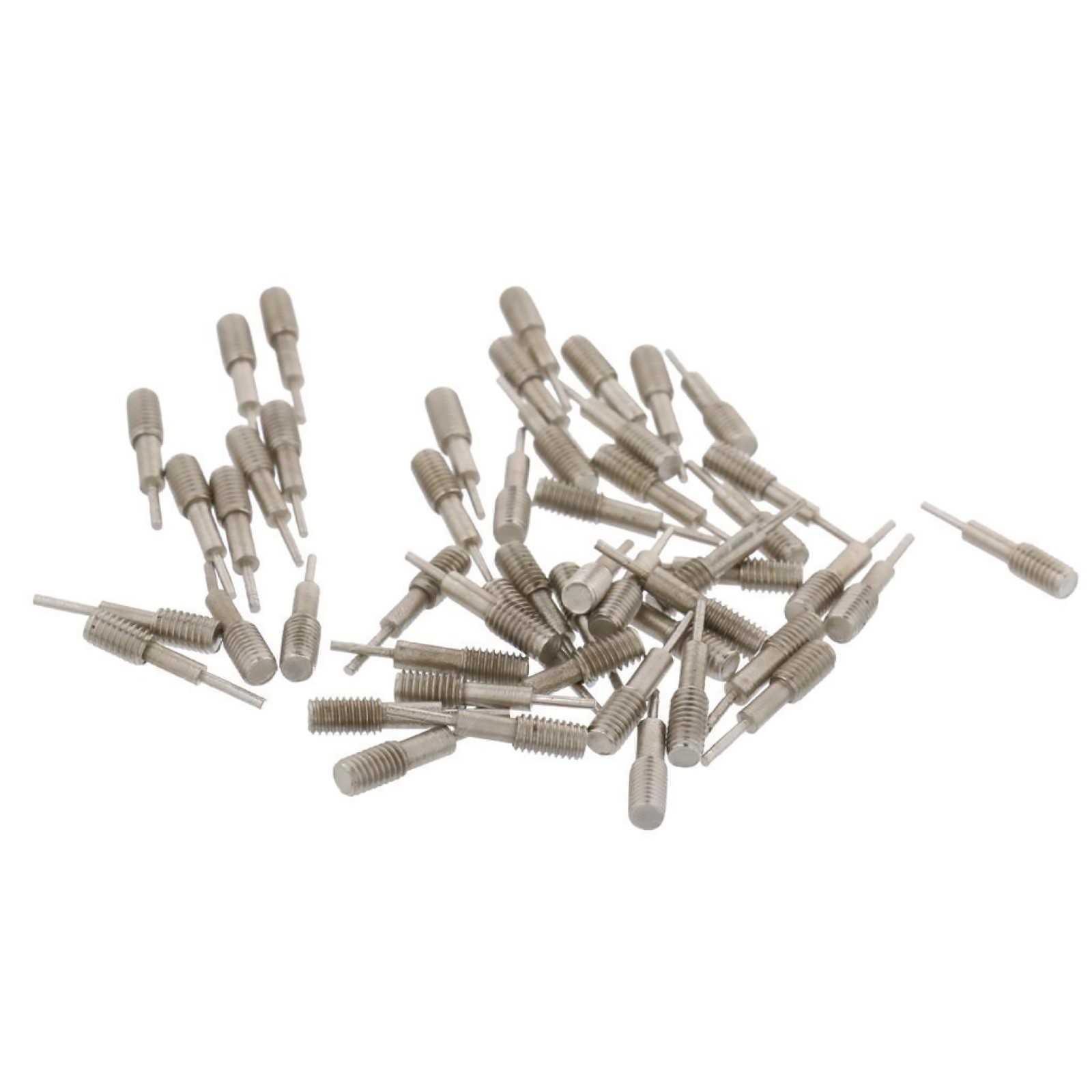 50Pack Carbon Steel Watch Band Strap Link Bracelet Pin Assortment 0.8-3mm
