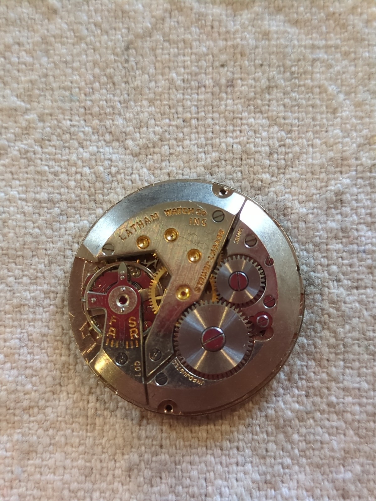 Lot Of 15 Watch Vintage Movements. Accromatic, Invicta, Latham, Dwelsa, Monarch!