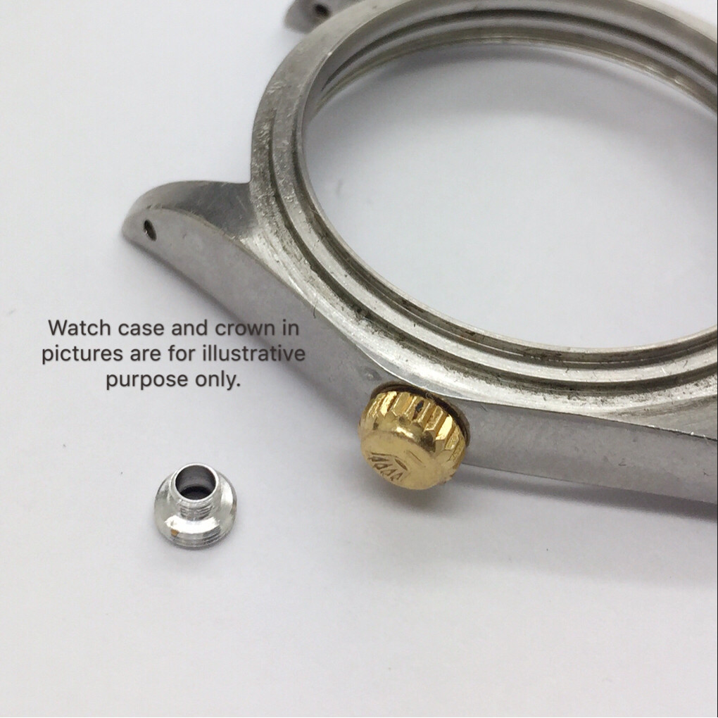 Case Crown Tube with Gasket for Rolex 5.3mm crown, 6694 Oysterdate 6424, 6444