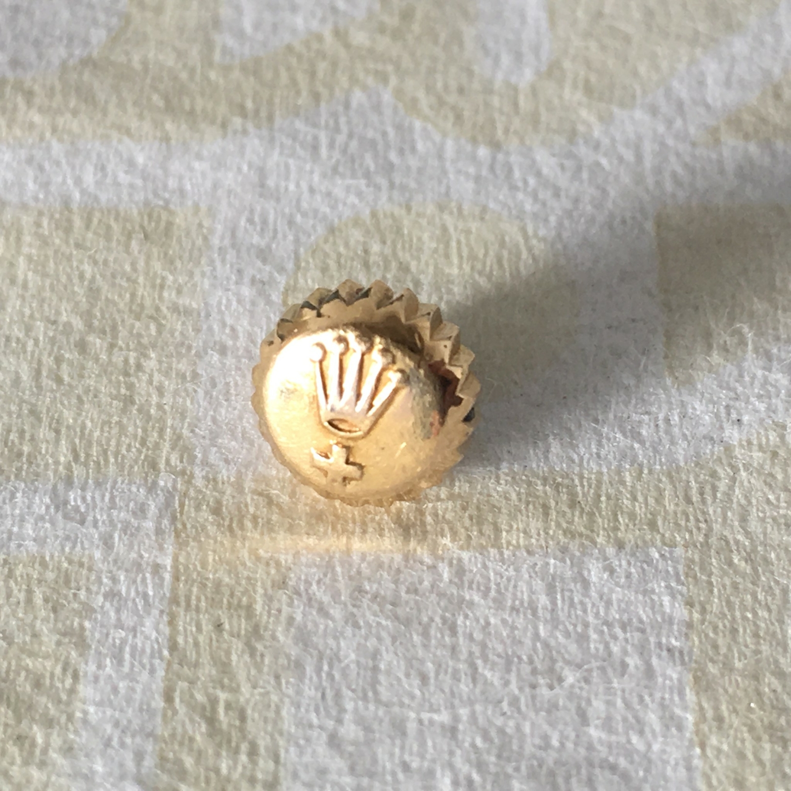 ROLEX BIG BUBBLE OVETTONE 18KT YELLOW GOLD CROSS CROWN 100% GENUINE #W1003