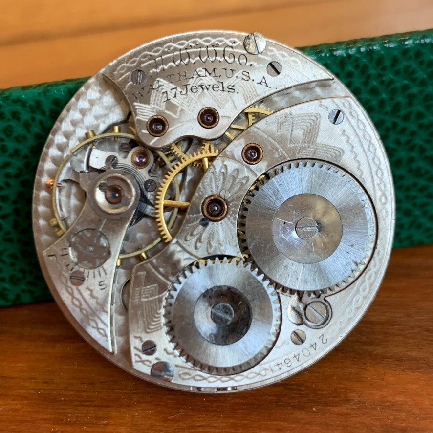 1921 Waltham Grade No. 225 12S 17 Jewels Open Face Pocket Watch Movement Runs