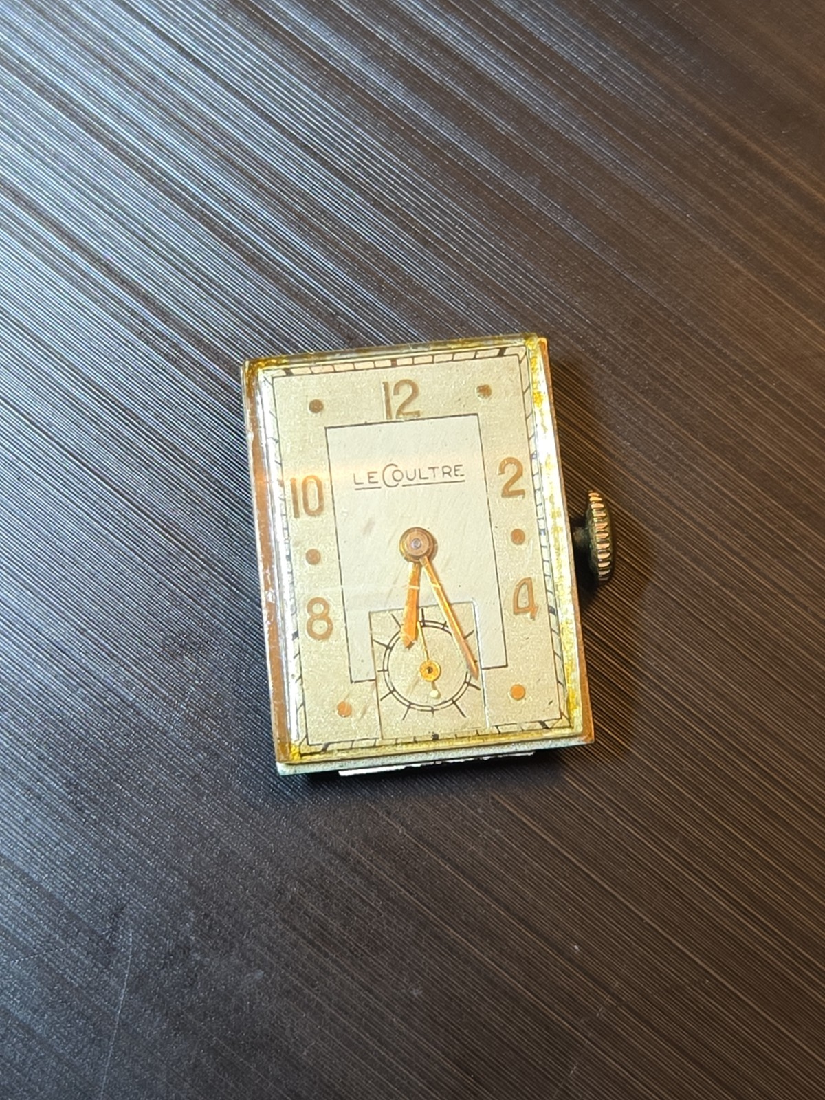 Vintage LeCoultre 11LO 17J Watch Movement Dial Crystal Parts Repair Swiss