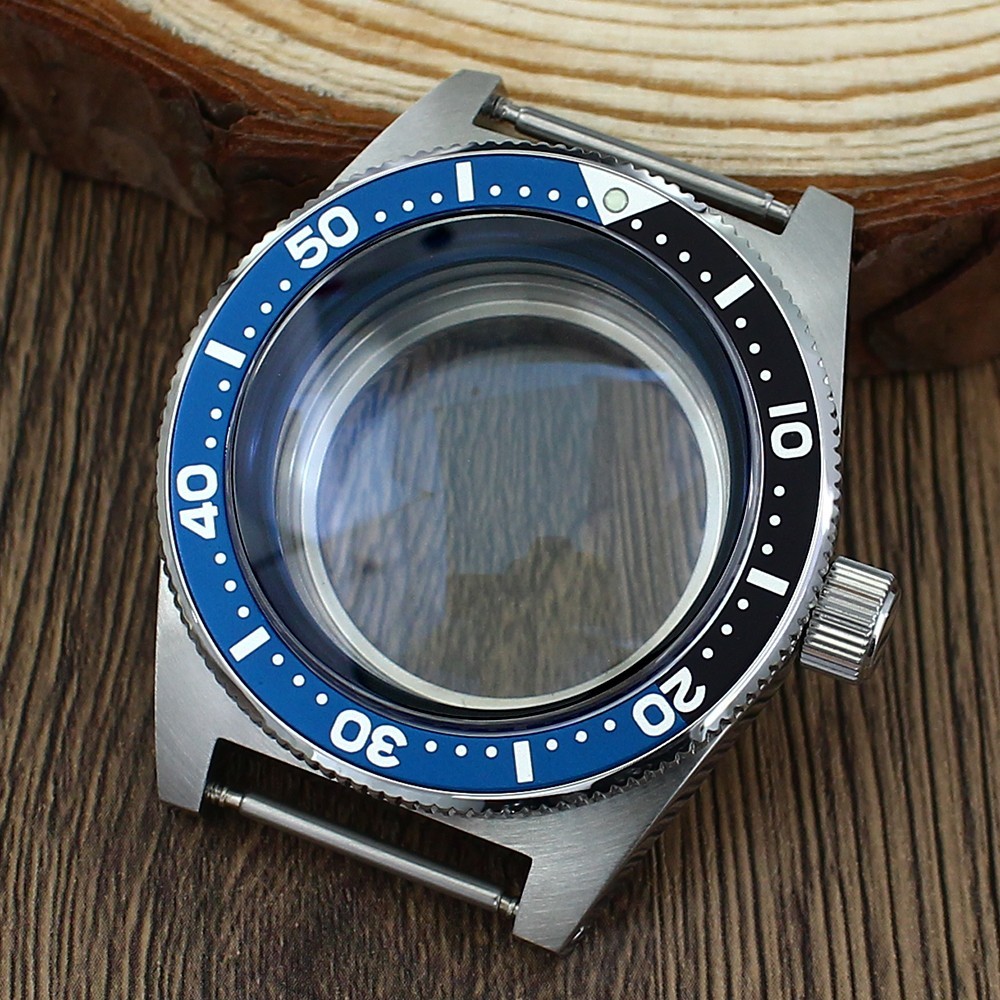 40mm 62MAS Mod Stainless Watch Case Sapphire For Seiko NH34 NH35 NH36 NH38