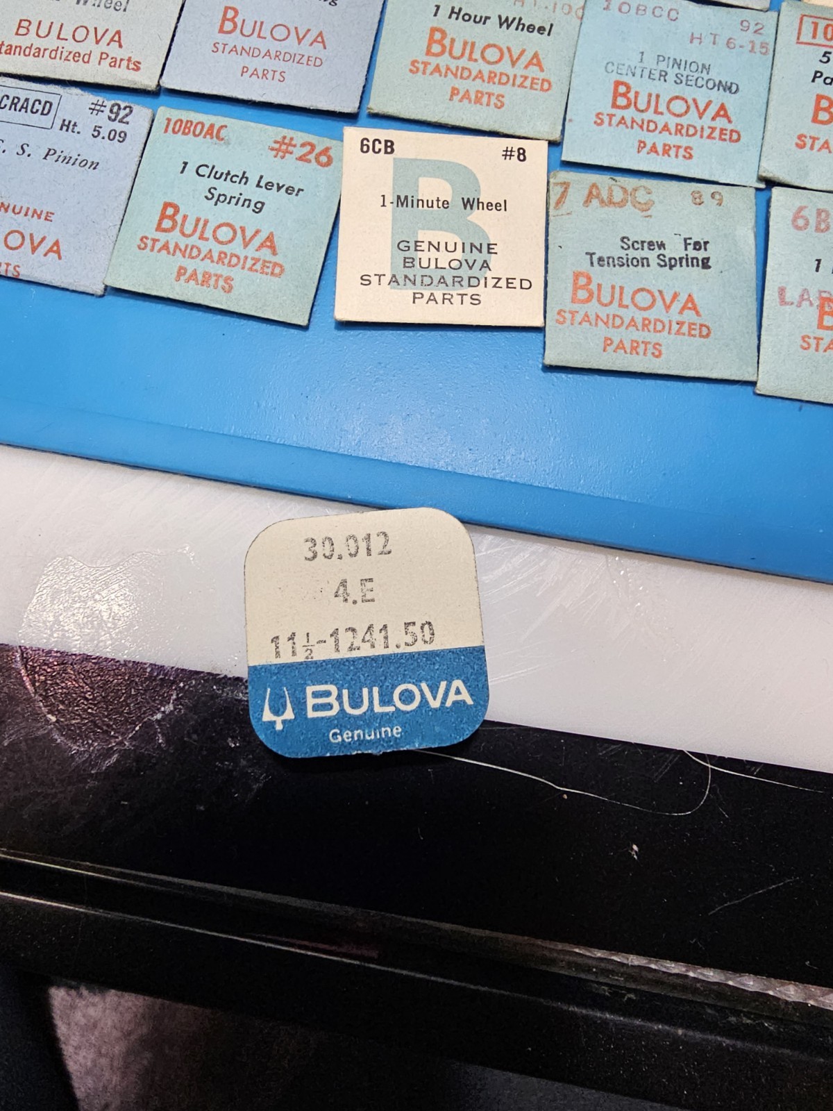 Bulova Movement Parts $11.00 Each. 10AE, 6AN, 11ANC, 6AH, 10BL, 6AL, See Photos