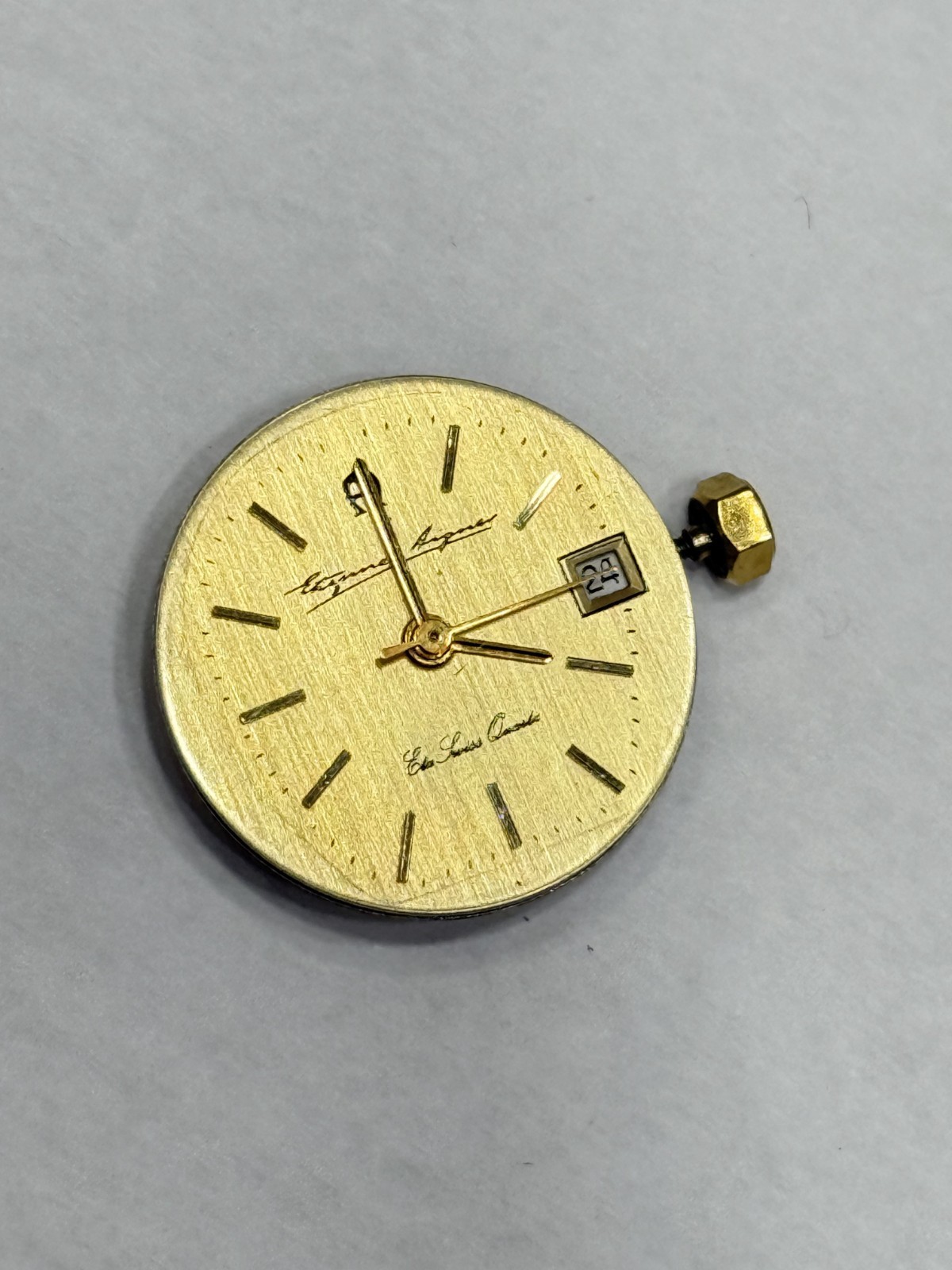Movement Quartz Eta 956.111 Swiss Made 7 Jewels In Working Condition