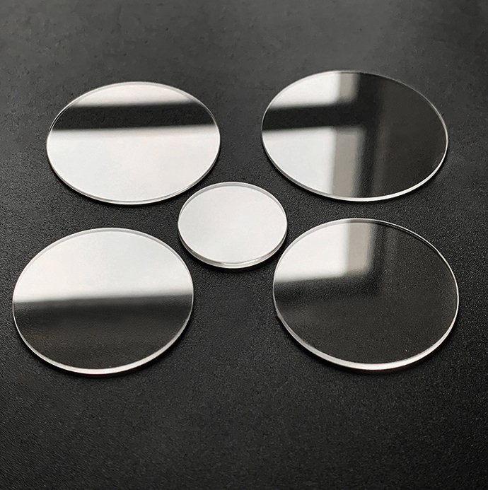 1.0-3.5mm Thick Flat Mineral Glass Watch Crystal 16-60mm Replacement Glass Parts