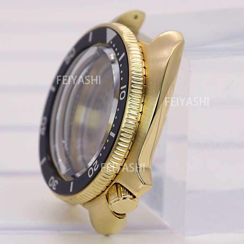 44mm Sapphire glass automatic Turtle Watch Case nh35 For Seiko nh36 nh38Movement