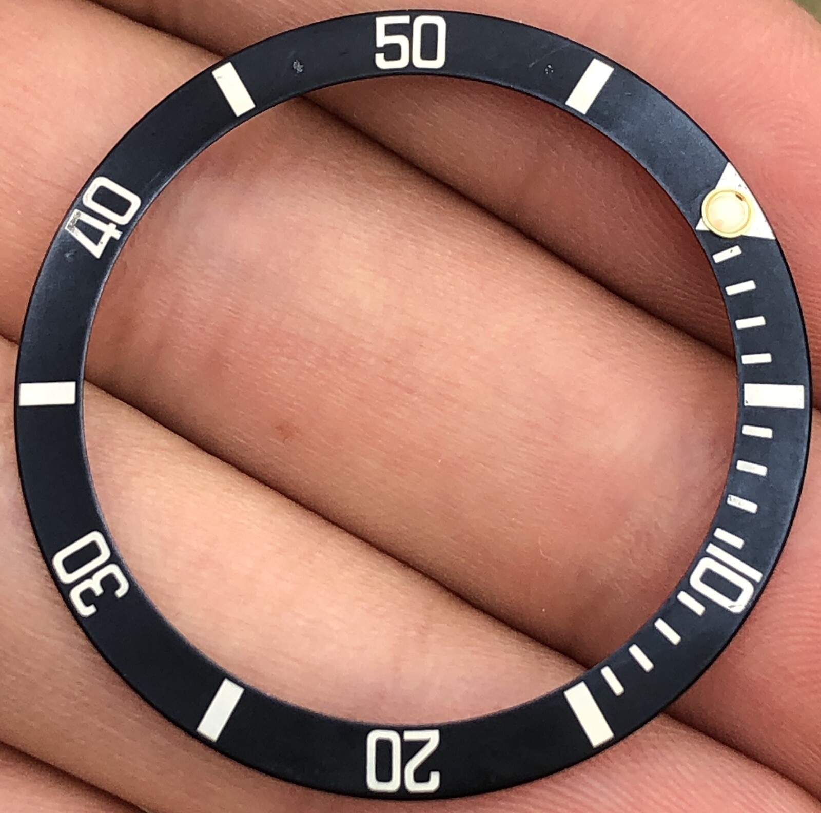 Rolex Submariner Date 16613 16803 16808 16618 Faded Black Tritium Bezel Insert