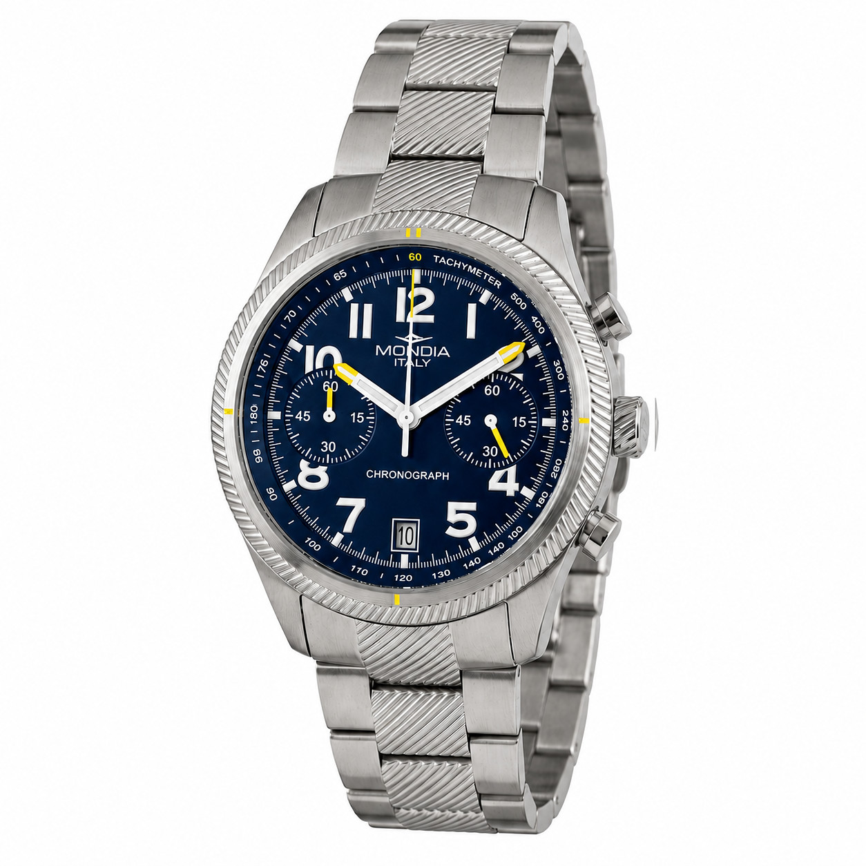 Mondia MI-763-SS-04BK-OY Chrono Quartz Watch New Men’s