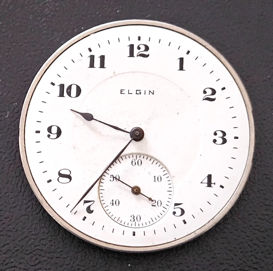 ELGIN 344 12s 17J Watch Movement (REMOVED FROM GOLD CASE/BALANCE RUNS) lot16
