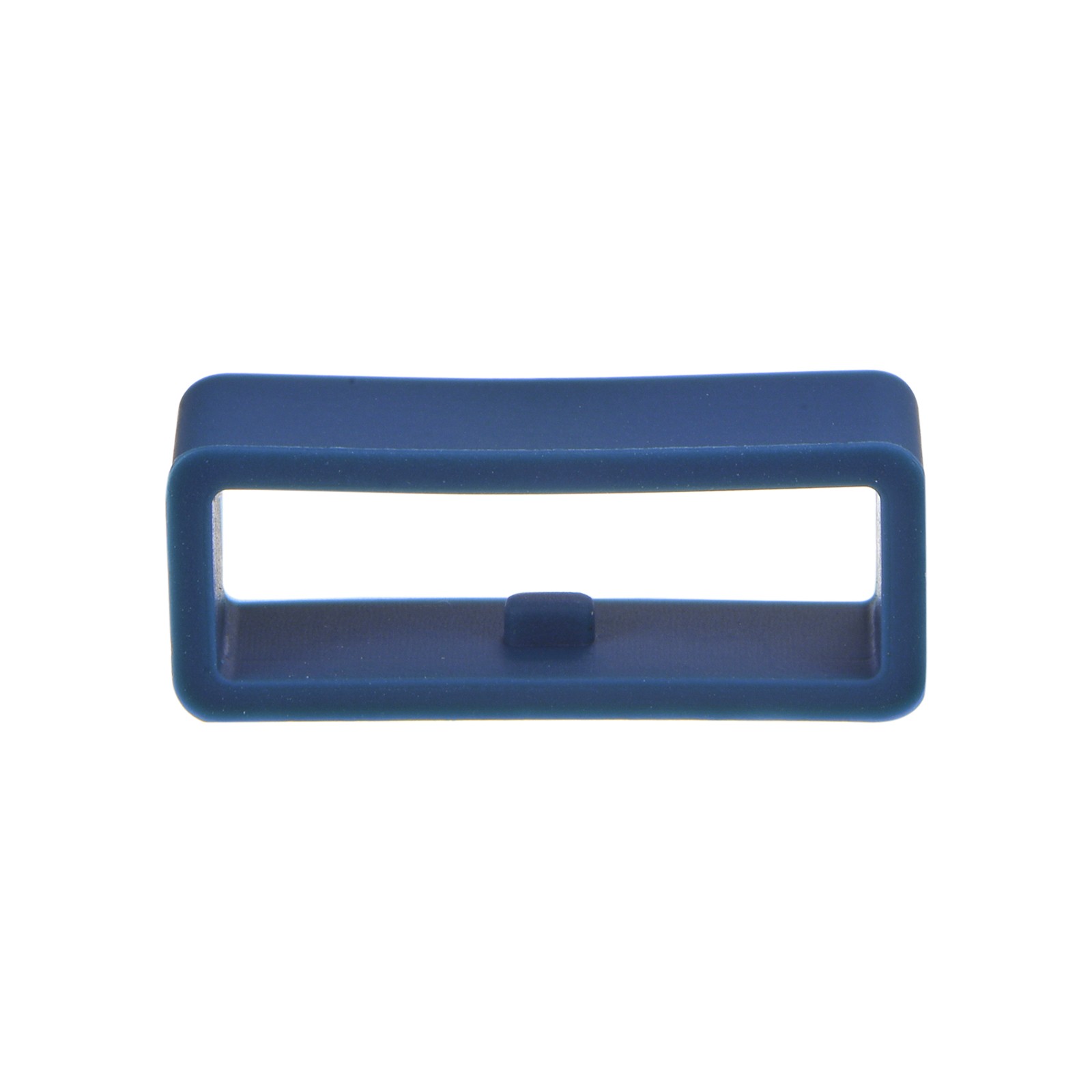 6pack Watch Strap Loop Fastener Rings 22mm Rubber Watch Holder Keeper Navy Blue