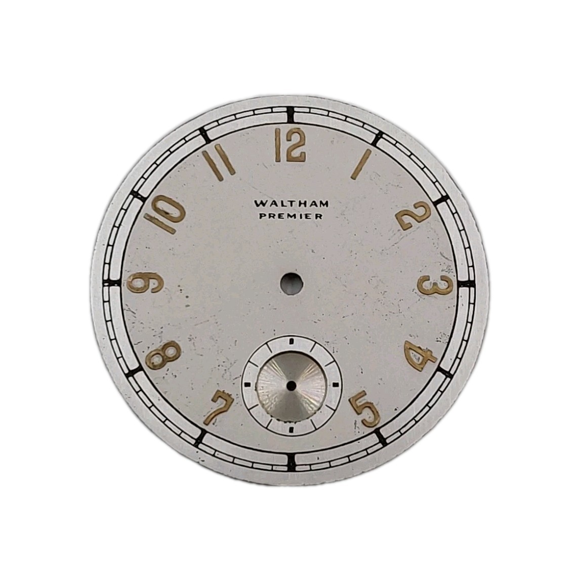 Waltham Premier 38.8mm Metal Pocket Watch Dial Only 1784