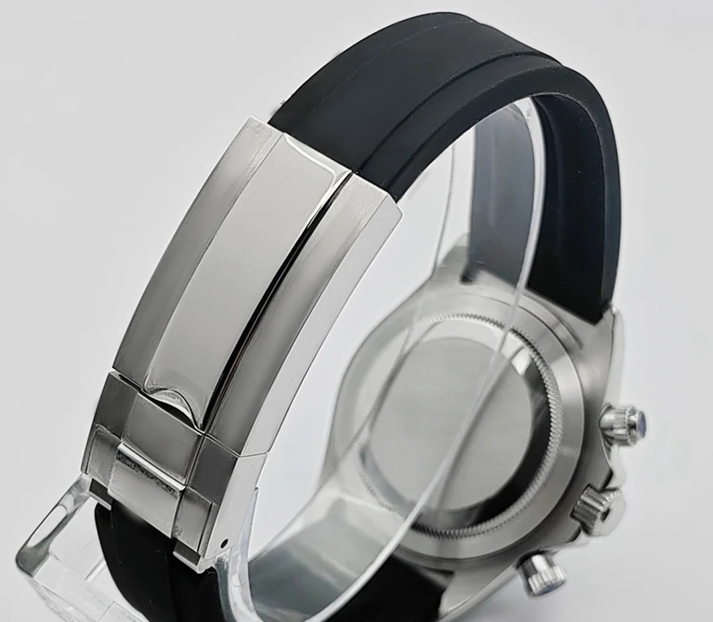 VK63 Watch Case 39mm Stainless Steel Silver Gold Color with Strap