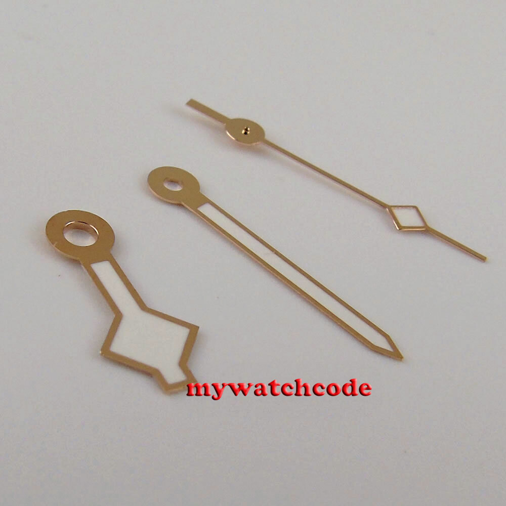 SNOW FLAKE silver goldan edge watch hand fit ETA 2824 2836 8215 NH35A NH36A