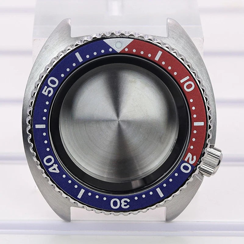 45mm Men’s Watch Case With Chapter Ring For Mod Abalone NH35 NH36 NH34/38 4R36