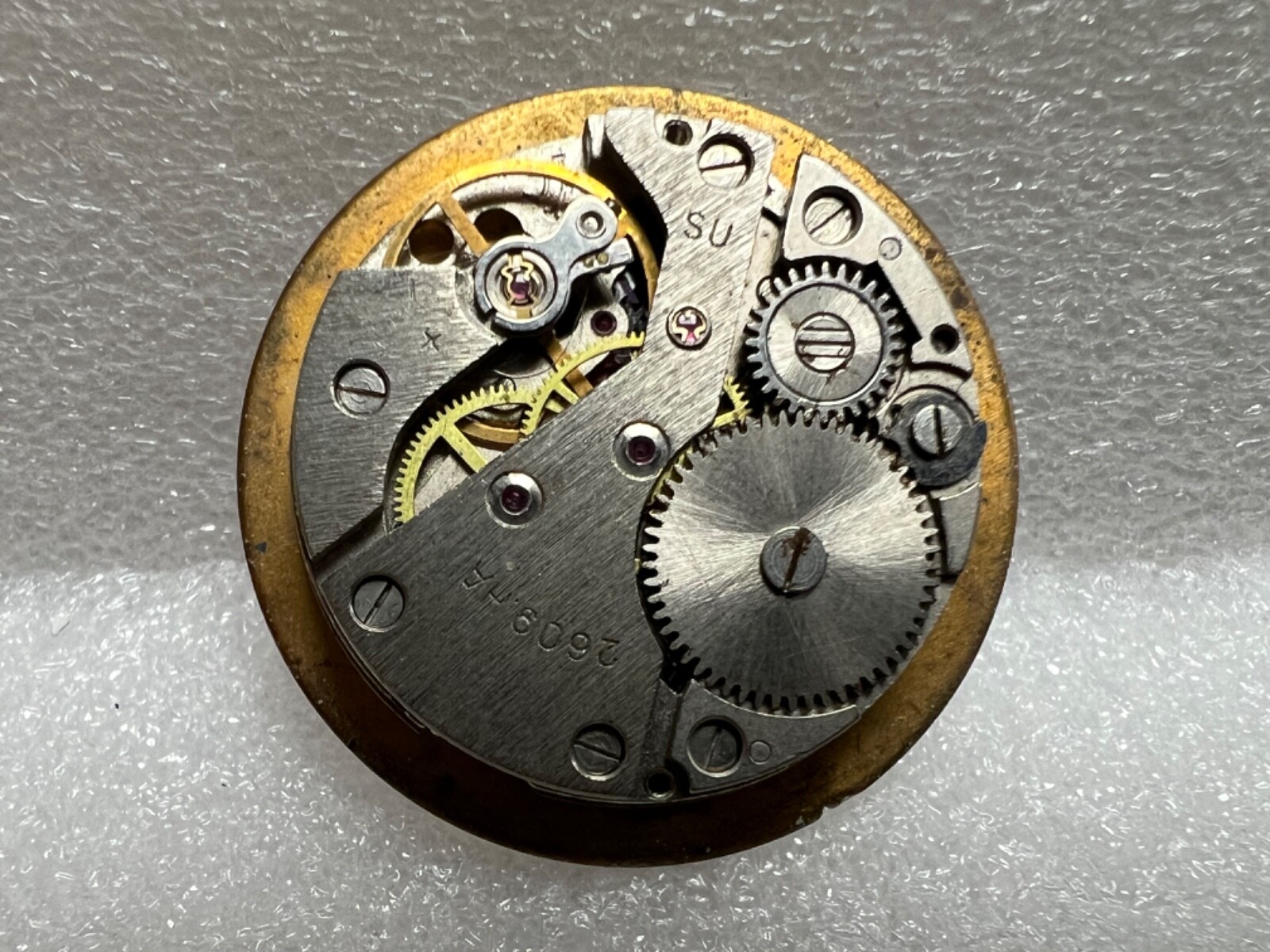 Watch movement USSR Raketa Cal.2609.НА plus Dial.For parts.