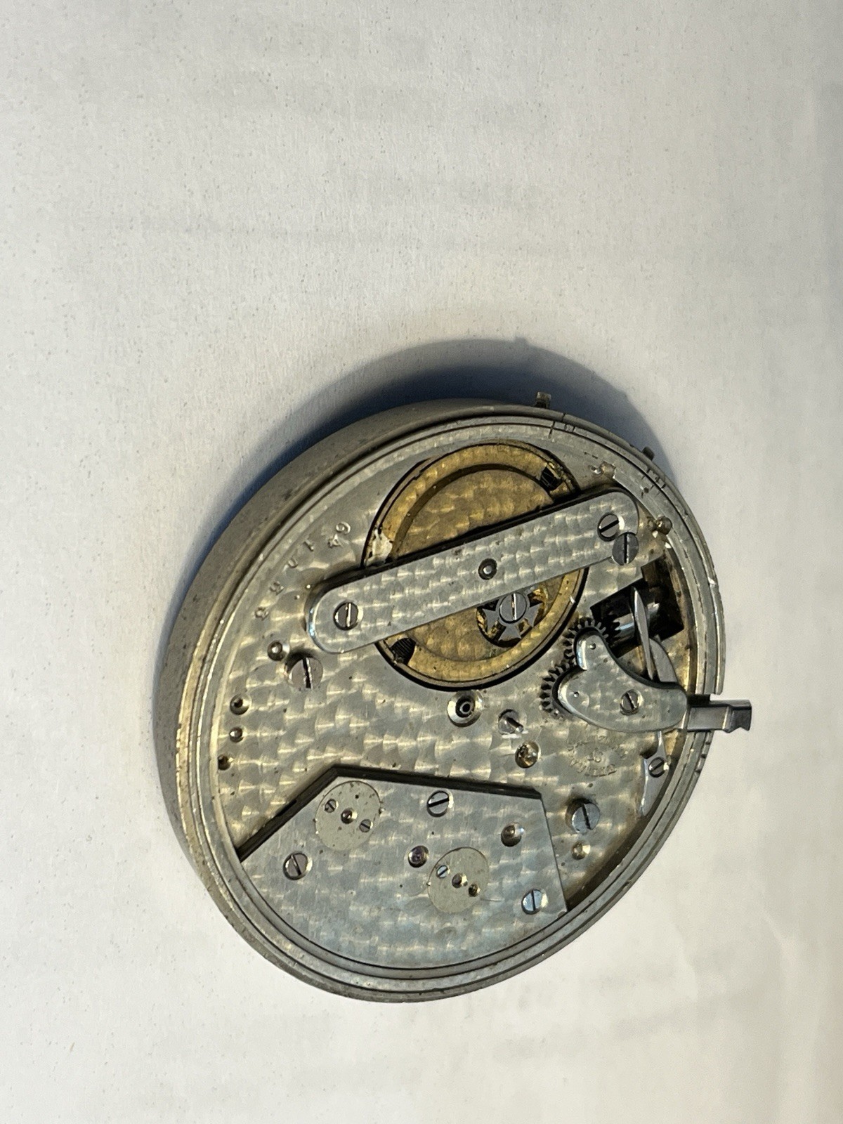 AUGUSTE SALTZMAN 45.22mm POCKET WATCH MOVEMENT RUNNING FREE SHIPPING