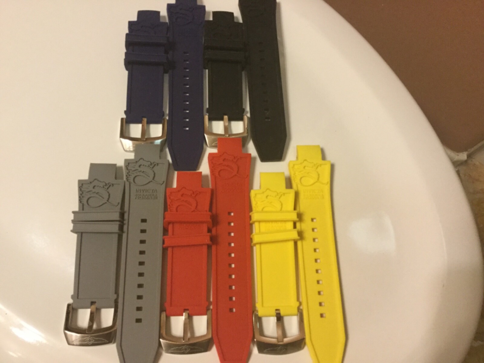 NEW INVICTA SUBAQUA NOMA III RUBBER SILICON STRAPS YOU CHOOSE COLOR 1 ONLY