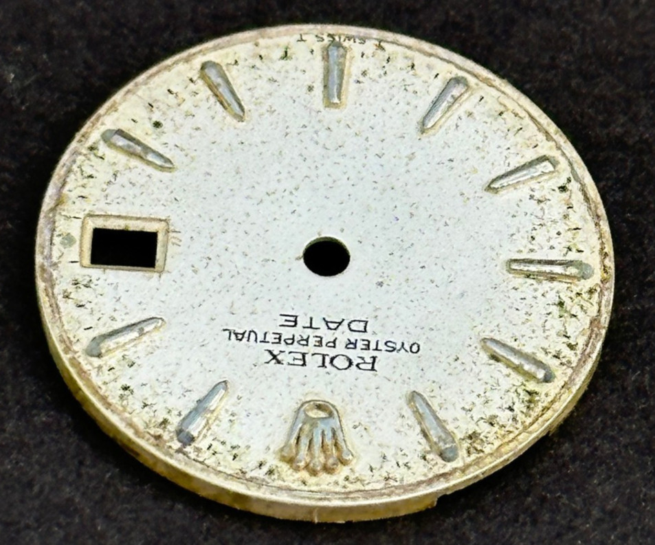 Vintage Rolex Oyster Perpertual Date Watch Dial For 26mm Case 6517 6519 6917