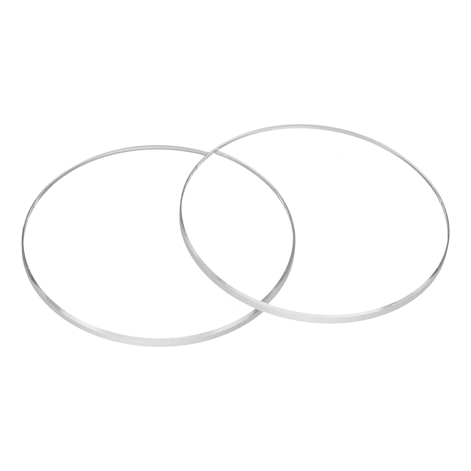 2pcs Watch Crystal Glass Lens 26mm x 1.0mm Beveled Edge Flat Glass Crystals Lens