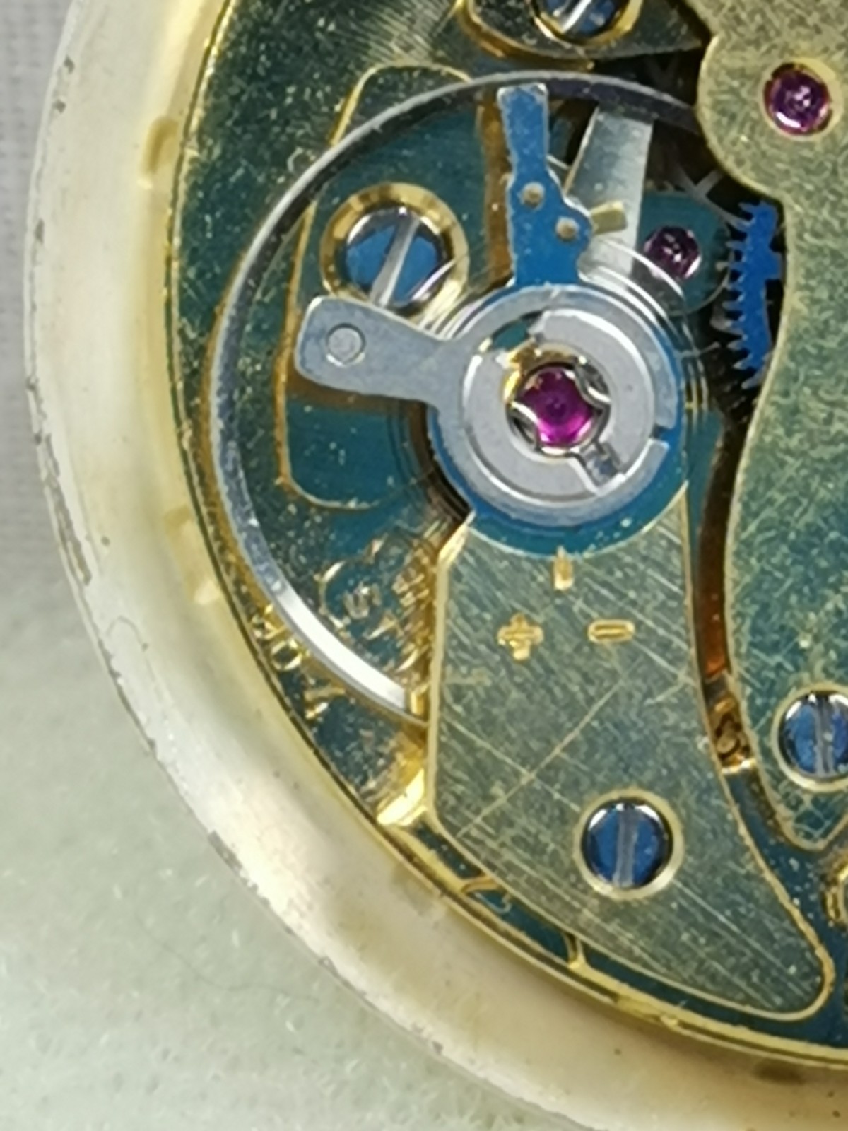 Avia Date 17J Cal. FHF ST 96-4 Swiss Wristwatch Movement Parts/ Repair!