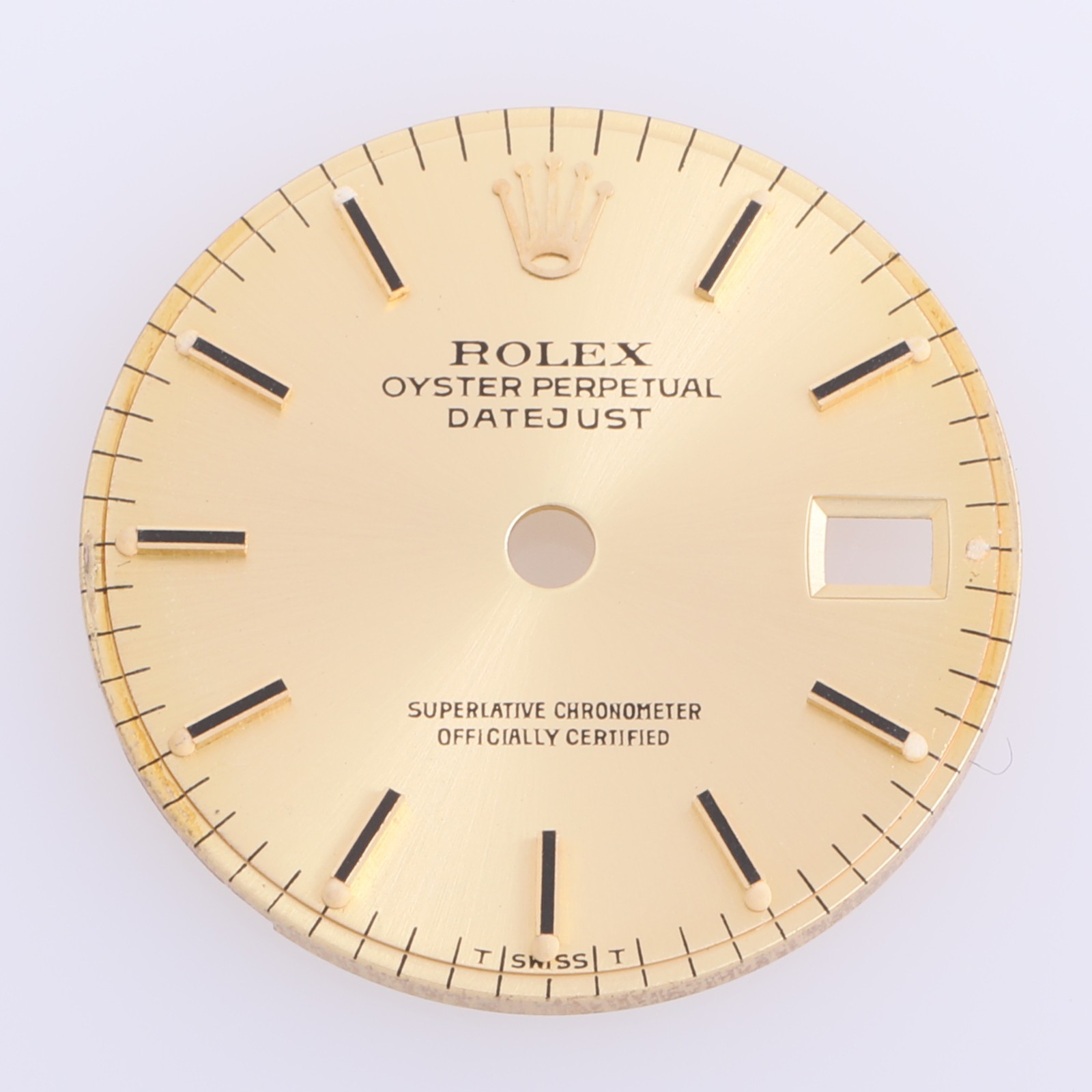 Rolex Lady Datejust 26mm Champagne Stick Dial TSwissT 6917 69173 69178 #i21