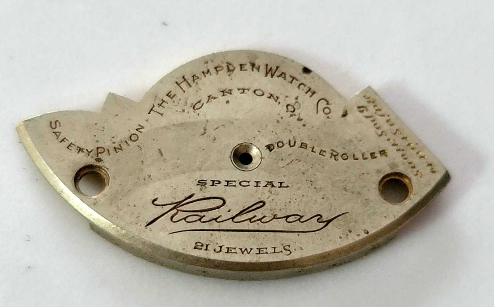 SB7D: Hampden Special Railway 21J Bridge Plate No. 2277773 Double Roller 18s