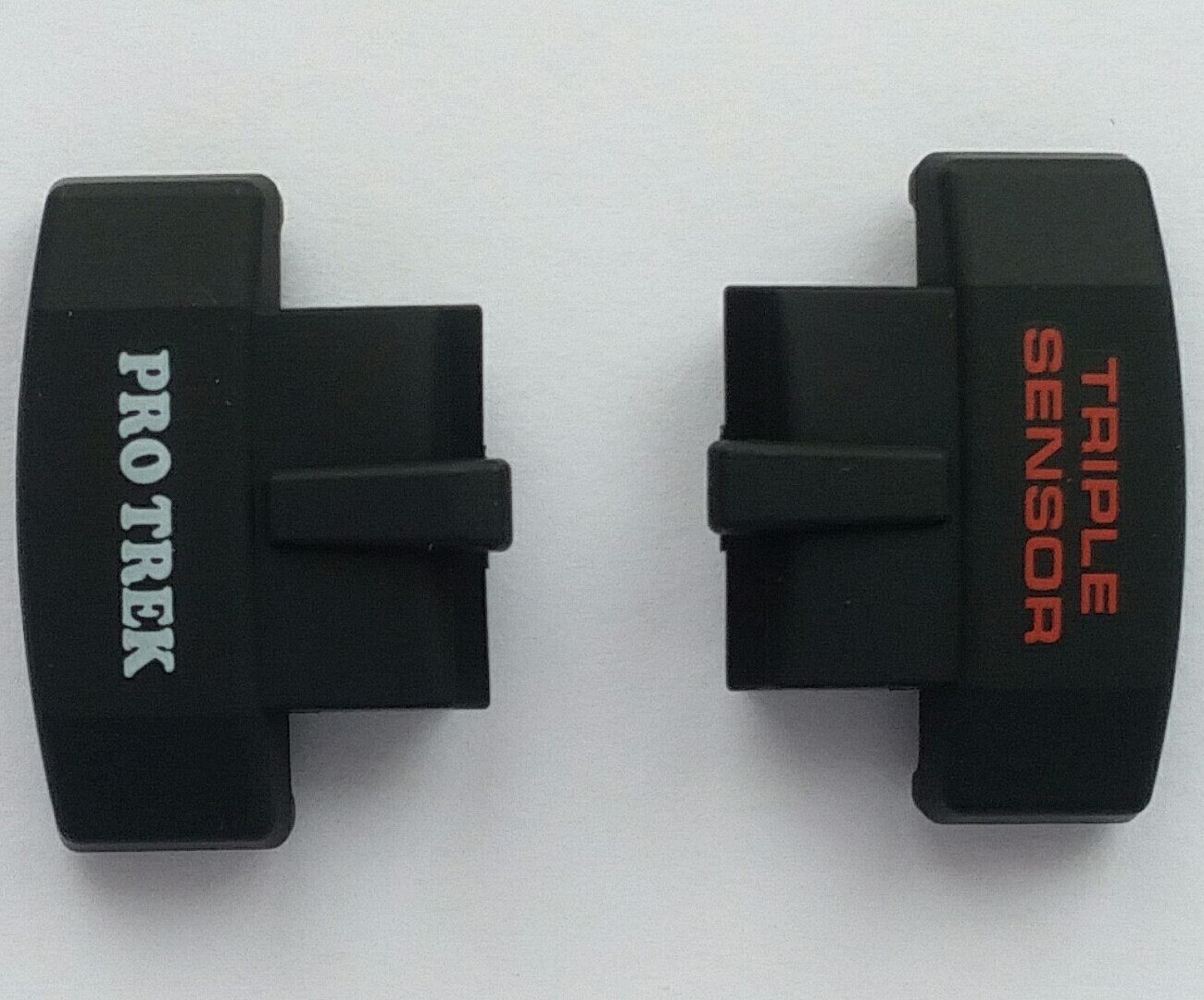 Casio Genuine ProTrek Strap Cover End Piece PRW-3000G-1 6H 12H Black 2 pcs