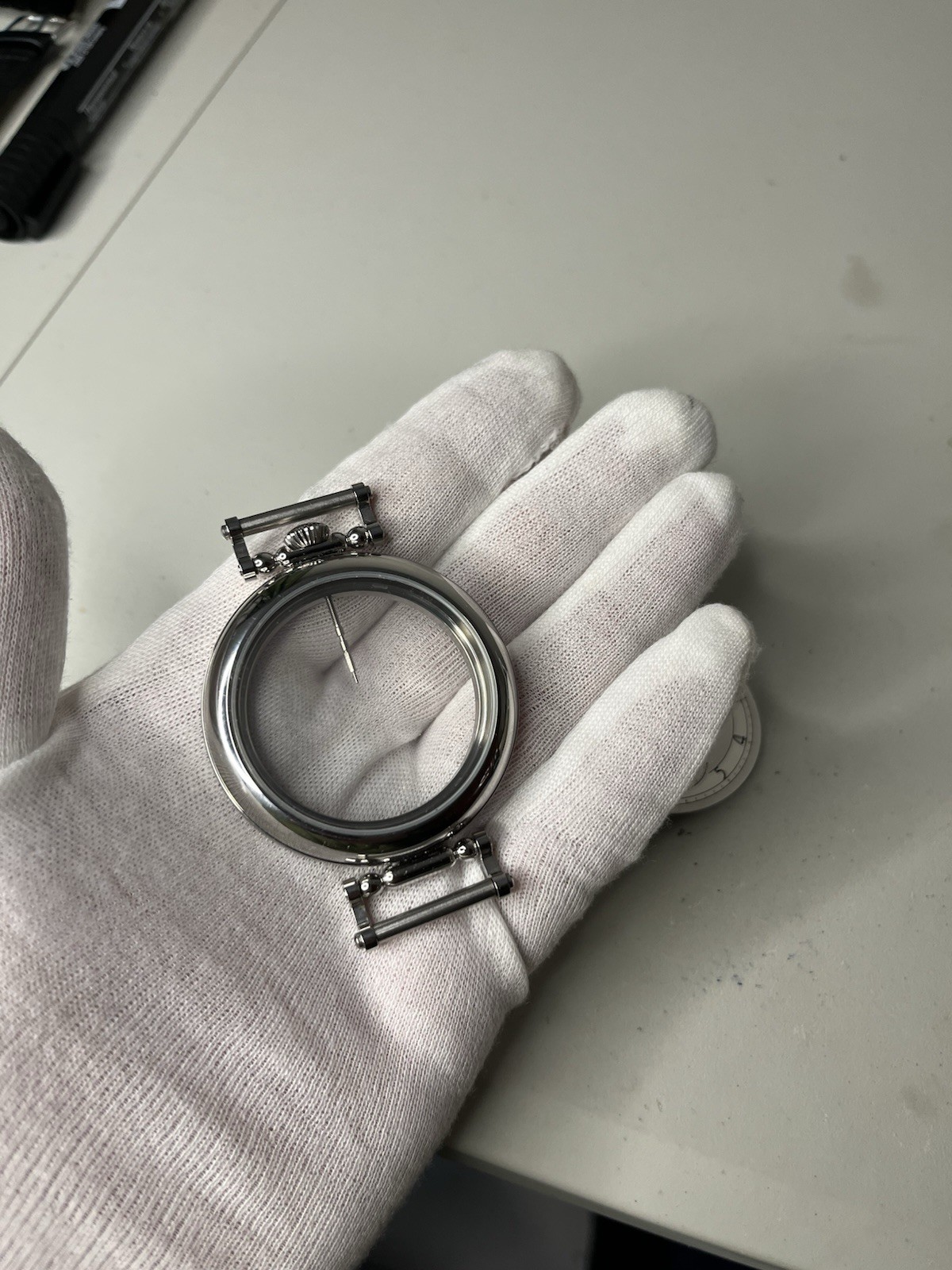 Molnija Marriage Watch Parts Set – Case Dial Hands – No Movement – Aftermarket