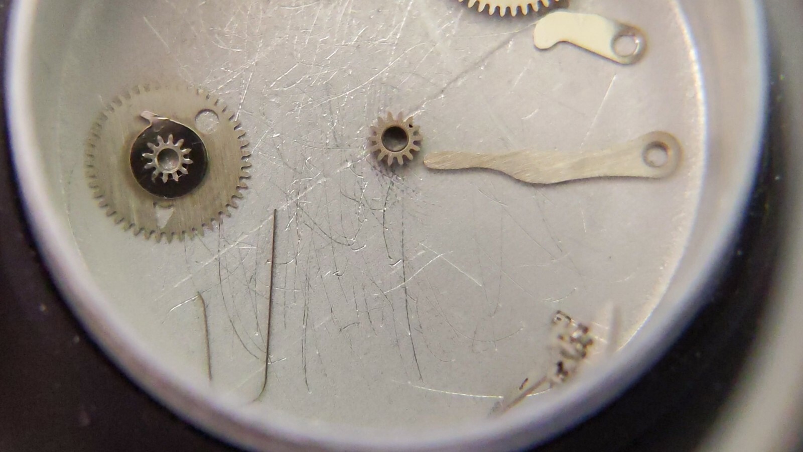 LOT OF WATCH PARTS: Lecoultre K 866 WATCH PARTS. great condition, pre-o (Yoke fo