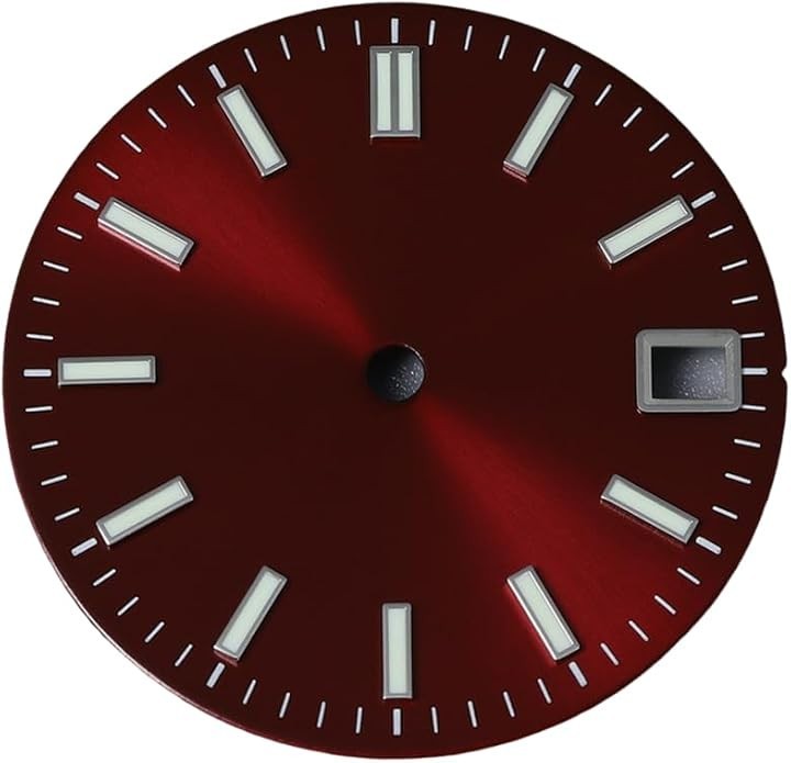 28.5mm Sunburst Watch Dial Green Luminous Accessories Watch Dial for Automatic N