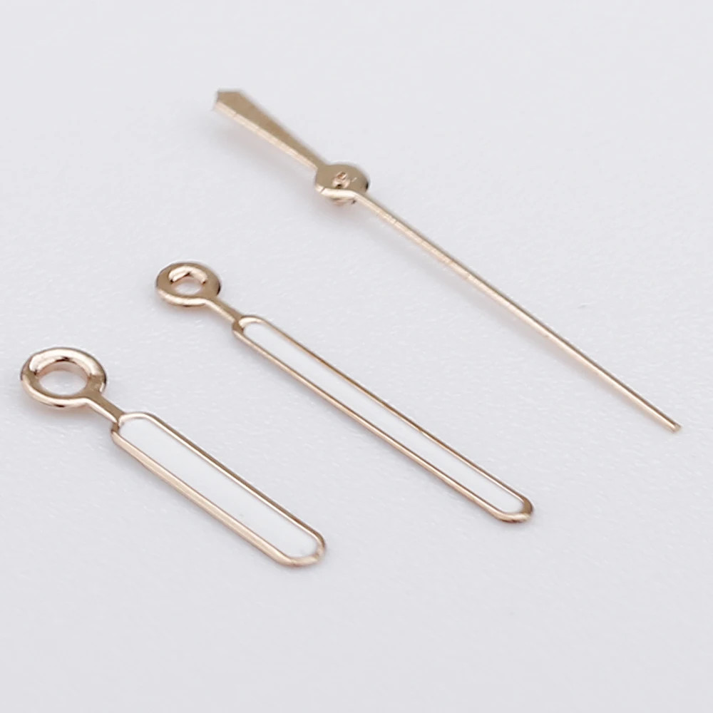 Aiguille NH35 Hands Set Rose Gold Silver Watch Hands Green Luminous for NH34 NH3