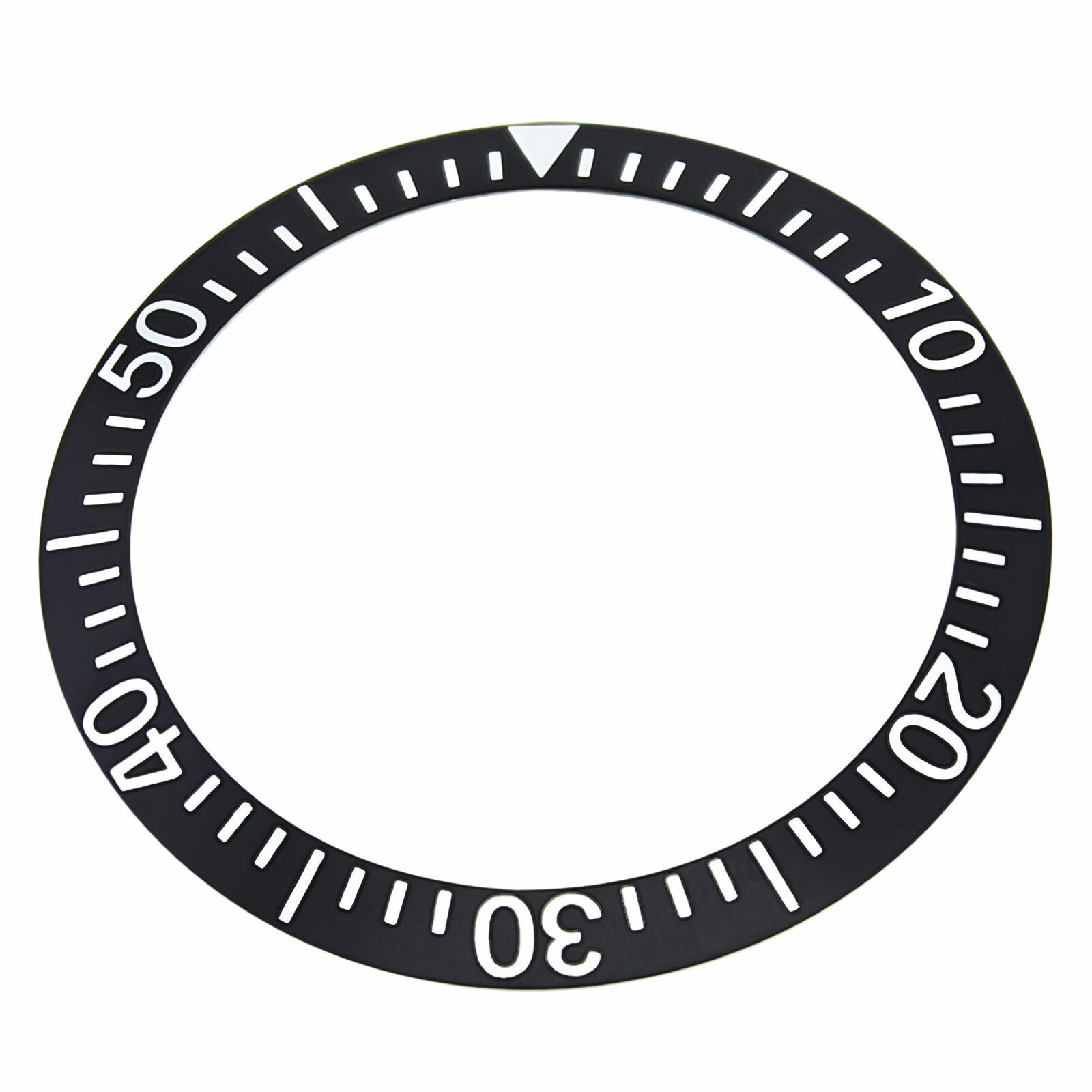 Black Replacement Bezel Insert 38mm x 30.70mm Diver Watch