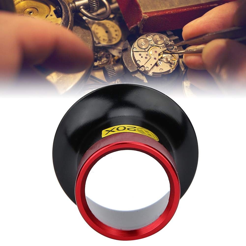 Pongnas JewelersLoupe, Watchmakers Inspection Loupe Magnifier, Metal & Sapphire