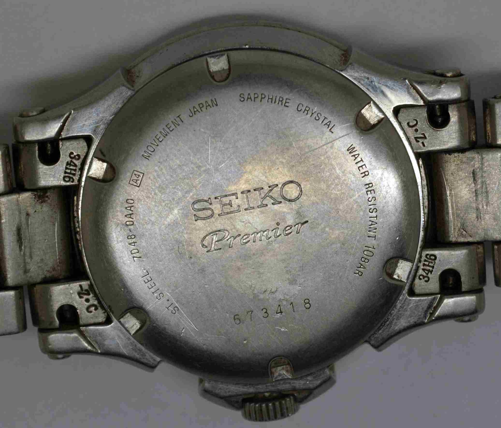 SEIKO Premier Kinetic Perpetual, Leap Year Edition. Ref: 7048-DAA0. For Service