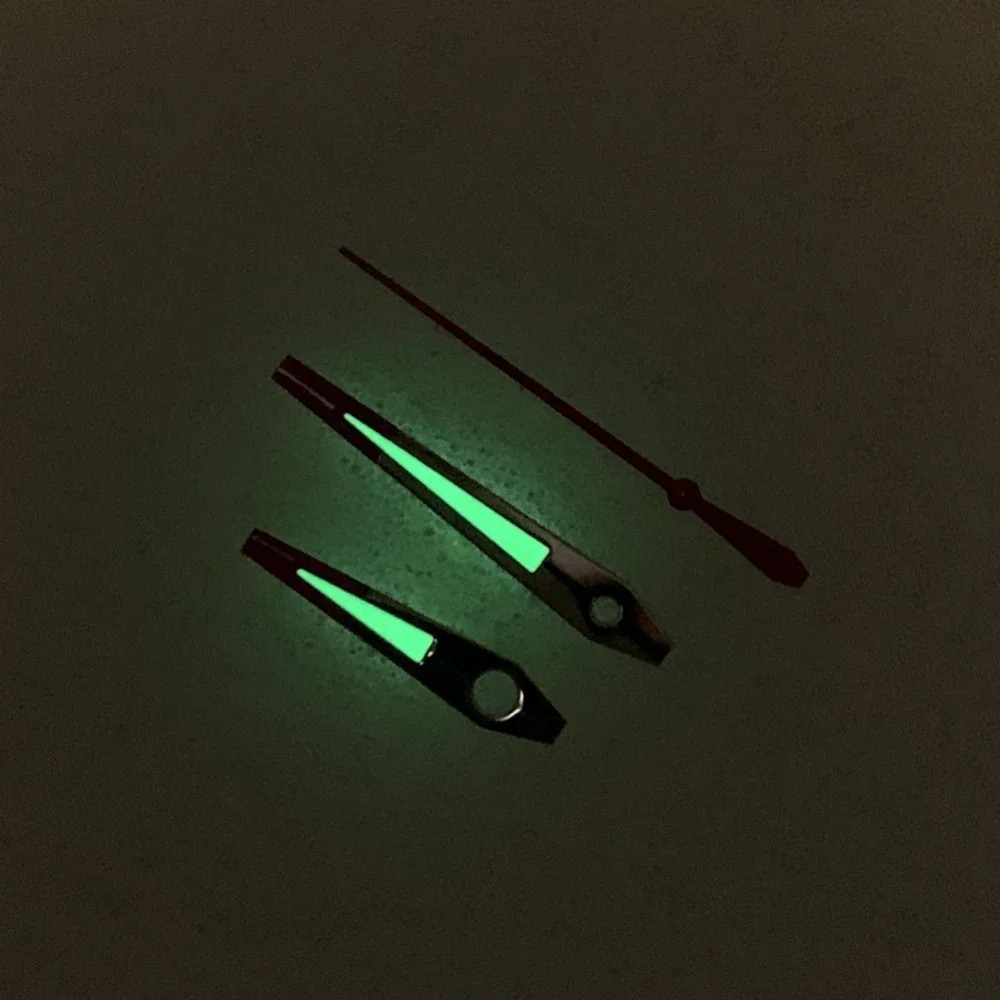 NH35 Watch Hands Silver Red Green Luminous For NH35 NH36 4R 7S Movement Parts