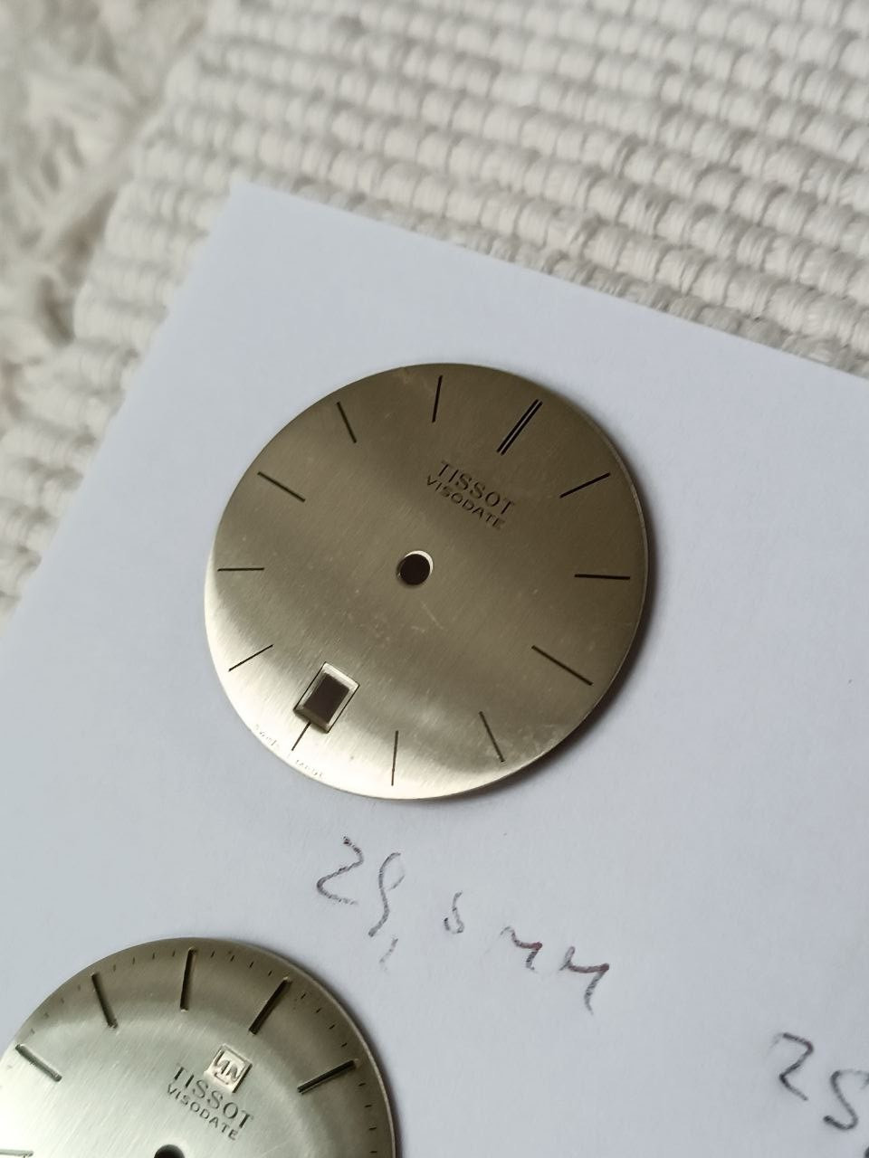 LOT OF 6 DIFFERENT TISSOT DIALS VINTAGE REPLACEMENTS FROM Ca. 1970 (A)