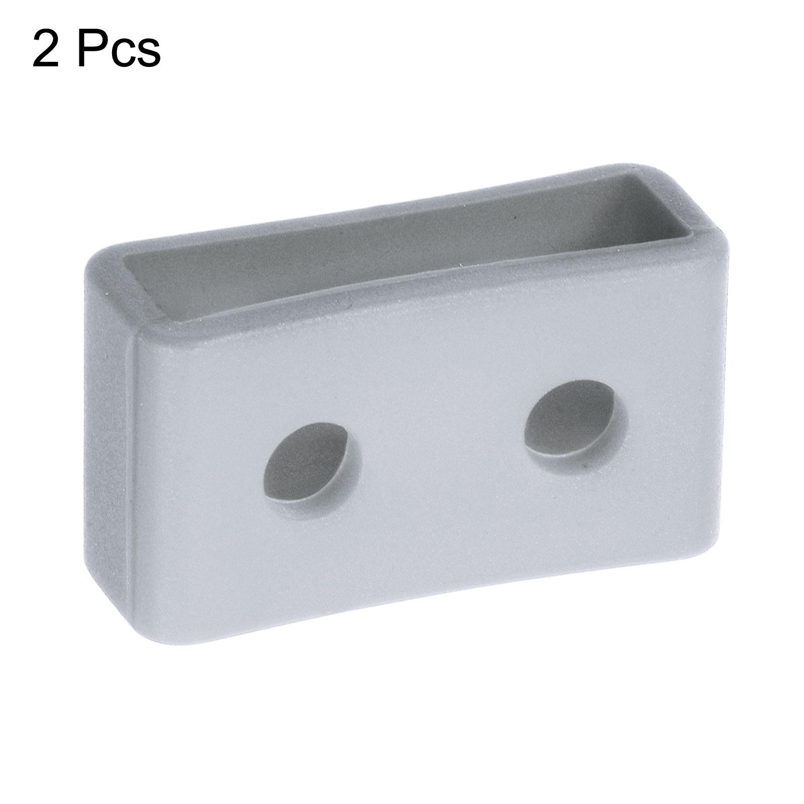 Slot strap watch, silicone rubber for 20mm width, grey 2pcs