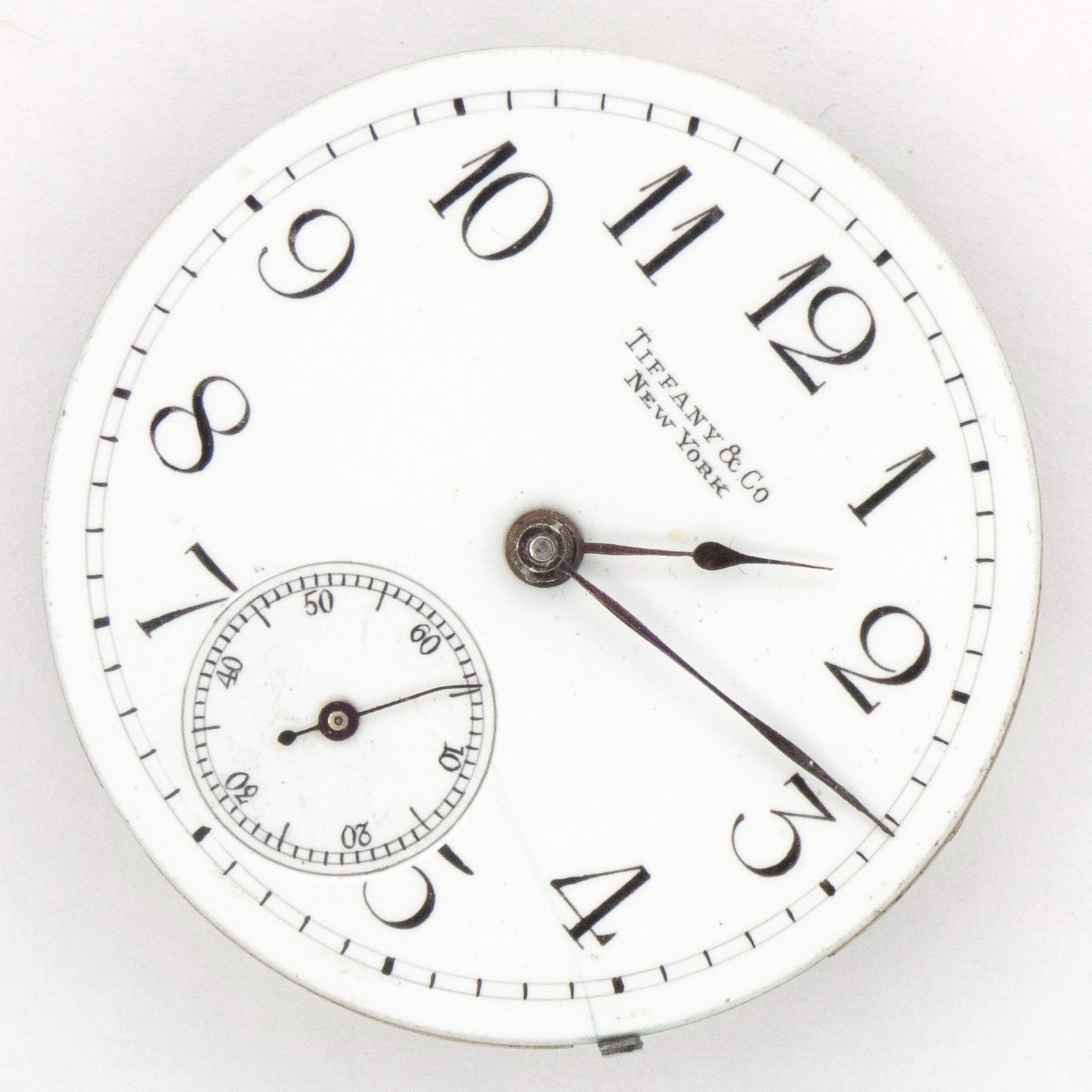 Longines for Tiffany 29.4 x 7.4 mm Lever-Set Antique Pocket Watch Movement