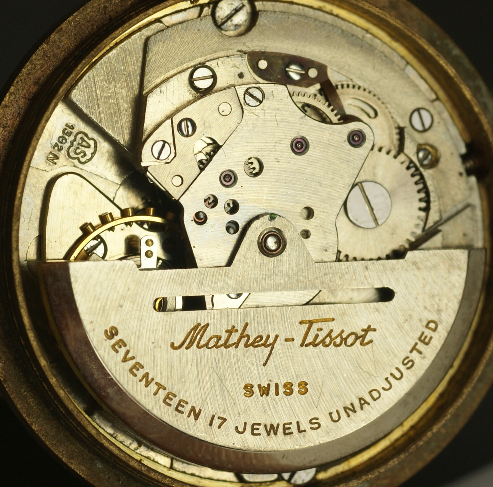 Mathey-Tissot “Matheymatic” Power Reserve Watch Movement Dial Hands RUNNING